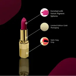 krayons Set of 2 Desire Matte Lipstick 3.5 g each - Pink Mulbery 302 & Nude Caramel 306 image 5