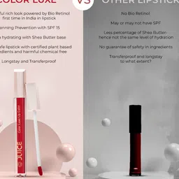 JUICE Set Of 2 Color Luxe Long Lasting SPF 15 Liquid Lipstick 2.5ml - Shades M07 & M14 image 3