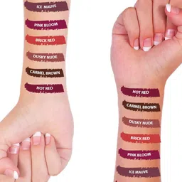 Ramp Walk Powerstay Non-Transfer 12-Hour Long Lasting Liquid Lipstick- 5 ml- Red- 01 image 2