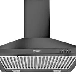 prestige Dura 600 3 Speed Control Powder Coated Kitchen Hood With Baffle Filters Wall Mounted Black 1000 CMH Chimney-picture-17