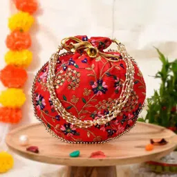 byra Women Red Potli-picture-18