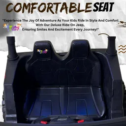 attire "Ultimate Adventure: Dual-Control Rechargeable Battery-operated Ride-on Jeep Battery Operated Ride On image 5