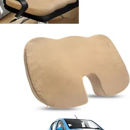 abjd Beige Memory Foam Car Pillow Cushion for Maruti Suzuki-picture-11