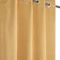 everlush 242 cm (8 ft) Long Door Silk Blackout Curtain (Pack Of 2) image 3