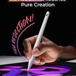 Zyntra Magnetic charging pencil 3rd gen for ipad & android, charging stylus pen aa Stylus image 2