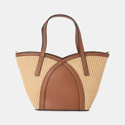 forever glam by pantaloons Women Beige Messenger Bag image 2