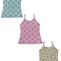 Zoom Minimondo Girls Pack of 3 Assorted Innerwear Vests-picture-56