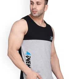 SLOWLORIS Pack Of 2 Combed Cotton Gym Vests image 3