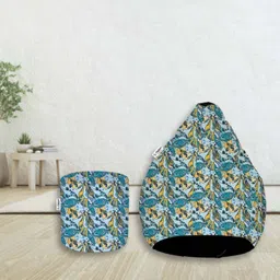 flipkart smartbuy XXL Tear Drop Bean Bag Cover (Without Beans) image 3