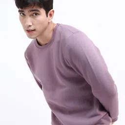 highlander Men Full Sleeve Solid Sweatshirt image 4