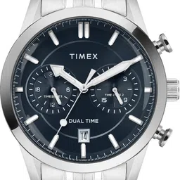 timex Dual time with Date, Teal Dial Analog Watch - For Men TWEG176SMU04 image 1