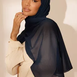 habibisfashion Solid Chiffon Women Multicolor Faux Turtleneck Neck Cover, Scarf, Bluetooth Scarf, Fancy Scarf, Stole image 2