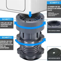 trivyom Washing Machine Material Plastic, Rubber image 3