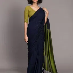 hiya saree and punjabi house Printed Handloom Pure Cotton, Cotton Silk Saree image 2