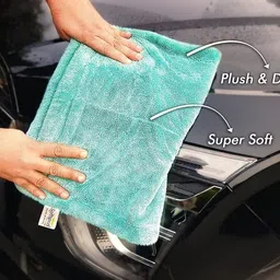 softspun Microfiber Vehicle Washing Cloth image 5