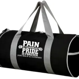 k.s enterprises 20 L Gym Duffel Bag - premium quality sports bag with separate shoe compartment water resistant - Black image 1