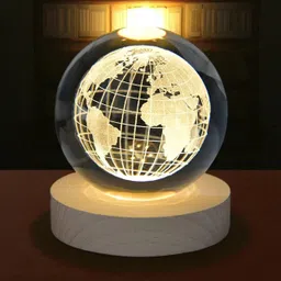 genisysx Globe Night Lamp for Home Decor Table Lamp-picture-37