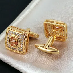 Lucky Jewellery Brass Cufflink Set image 2