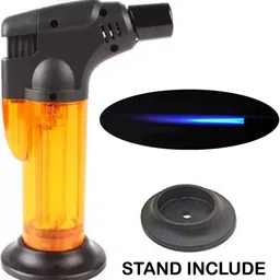 ala flame New Windproof Blow Torch Jet Flame Gas Lighter Refillable Barbeque Lighter for Hookah Coal, Cigars, Welding and Soldering Pocket Lighter image 3