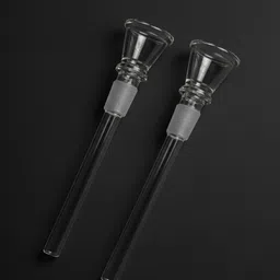 agnix Glass shooter Pipe 5 inch pack of 2 Borosilicate Glass Inside Fitting Hookah Mouth Tip-picture-44