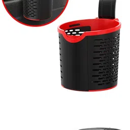 Multiuse Car Seat 3R Black/Red Convenient Basket For Extra Storage-74 Car Storage Bag & Bin-image-33