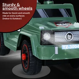 toyzoy Starlight Lite Manual Push Ride On for Kids|Boys|Girls Jeep Non Battery Operated Ride On image 4