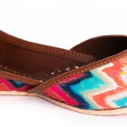 azzra Women's Leather Juttis Bite and Pinch Free Jutis for Women Casuals For Women image 2