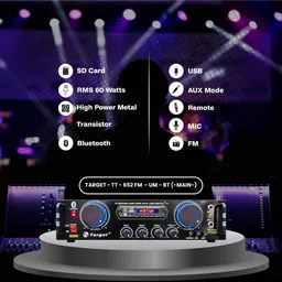 target TT-652 60 W AV Power Amplifier image 3