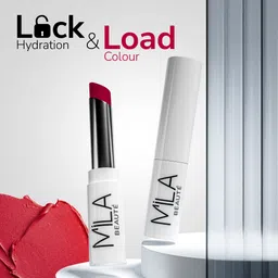 mila beaute Locked In Lips Lipstick Transfer Proof with Velvety Texture Lightweight image 5