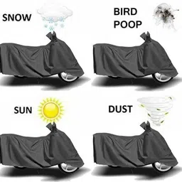 ajstar Waterproof Two Wheeler Cover for Bajaj image 3