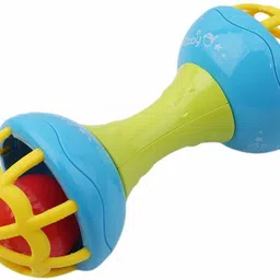 pezyox Lovely Mixed Attractive Colourful Rattles for Babies | Non Toxic Multi Colored Baby Rattle & Teether Toys for Kids | Toddlers,Infants,Children,Kids | Multicolor (2 PCS Rattle) Rattle image 3