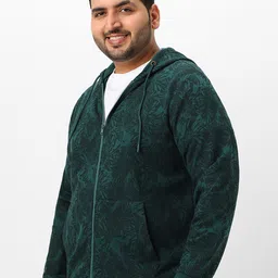 Urbano Plus Plus Size Regular Fit Printed Full Sleeve Casual Sweatshirt image 3