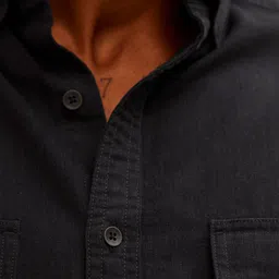 Andamen Men Slim Fit Corduroy Shirts image 4