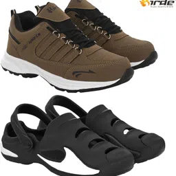 Birde Lightweight Combo Pack of 2 Stylish Sports Gym, Shoes With Clogs Walking Shoes For Men-picture-34