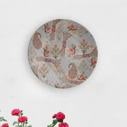 Multicoloured Dispersion of Elements Decorative Ceramic Wall Plate-image-61