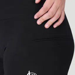 woomfox Solid Women Black Tights image 4