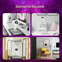 krivaenterpris Galaxy Night Light Astronaut Space Star Projector Nebula 360° Adjustable Head Night Lamp image 4