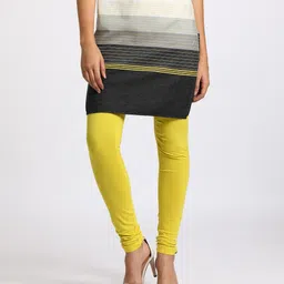 Cotton Blend Women Churidar-image-3