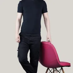 white leapard Men Cargos image 3