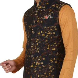 amogue Printed Men Waistcoat image 3