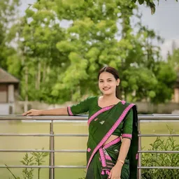 sheden lopez creation Woven Mekhela Chador Cotton Blend Saree image 3