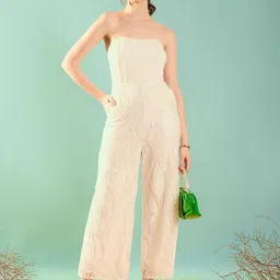 KASSUALLY Self Designed Strapless Corset Basic Jumpsuit-picture-34