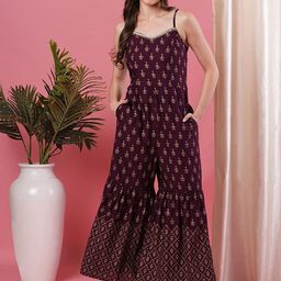 Globus Ethnic Motifs Printed Basic Jumpsuit-picture-36