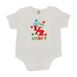 TINY MINY ME Infant Boys Typography Printed Cotton Bodysuit-picture-34