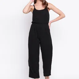 Mayra Women Black Solid Jumpsuit-picture-18