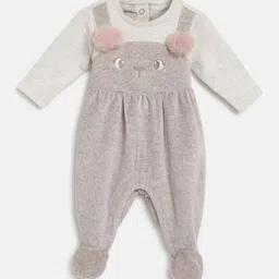 Chicco Girls Embroidered  Leg Opening Babysuit Sleepsuit-picture-43