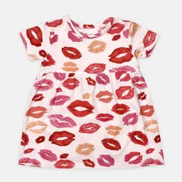 Softsens Girls Multicoloured Sweet Kisses Bamboo Dress Bodysuit-picture-19
