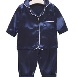 StyleCast Boys Navy Blue Night suit-image-19