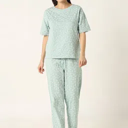 R&B Women Printed Pure Cotton Night suit-picture-25