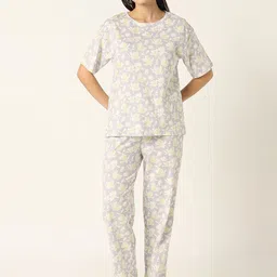 R&B Women Pure Cotton Printed Night suit-picture-43